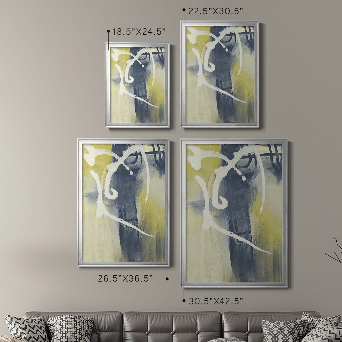 Delightful II Premium Framed Print, in Gold, Black, or Silver - Ready to Hang