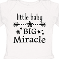 thumbnail image 4 of Inktastic Little Baby, Big Miracle Boys or Girls Long Sleeve Baby Bodysuit, 4 of 5