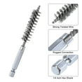 thumbnail image 4 of Uxcell 304 Stainless Steel Bore Brush Cleaning Twisted Wire Brush with Handle 1/4" Hex Shank for Tubes Ports Bearings Silver 12mm 5pcs, 4 of 6
