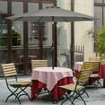 thumbnail image 5 of CHYVARY 9ft Patio Umbrella Round Market Outside Table Umbrella for Deck, Poolside and Patio, Gray, 5 of 8