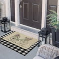 thumbnail image 4 of Spring Bicycle Flower Decorative Doormat, Welcome Entrance Door Mats Farmhouse Low-Profile Floor Rug for Indoor Outdoor Front Porch, 17 x 30 Inch DM005, 4 of 5
