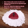 thumbnail image 4 of Spin Mop Replacement Head Microfiber Mop Easy Cleaning Floor Head Mop, 4 of 5