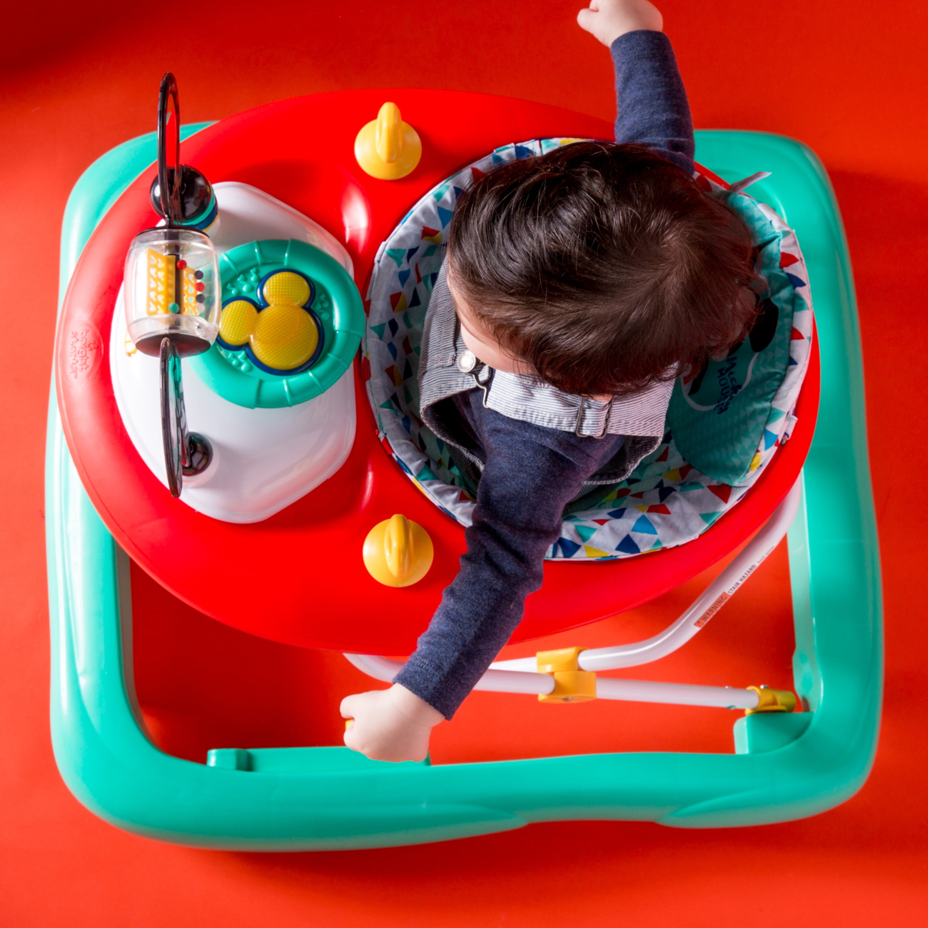 mickey mouse happy triangles walker