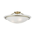 thumbnail image 4 of Livex Lighting - Newburgh - 3 Light Semi-Flush Mount In Transitional Style-8, 4 of 9