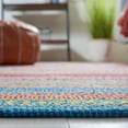 thumbnail image 5 of SAFAVIEH Kilim Leon Striped Cotton Area Rug, Blue/Red, 4' x 6', 5 of 9