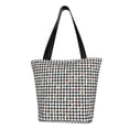 thumbnail image 1 of Balery Black And White Houndstooth Bolsa de Hombro con Diseño, Bolsa Grande y Duradera, Bolsa Versátil para Compras, 1 of 6