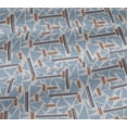 thumbnail image 5 of oneOone Viscose Jersey Fabric Triangle & Line Geometric Print Sewing Fabric BTY 60 Inch Wide, 5 of 5