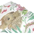 thumbnail image 3 of Coolnut Flowers and Hedgehog Bathroom Waterproof Shower Curtain Set Bathtub Curtain with 12 Hooks for Bathroom Decor,Hotel,Room,60x72Inch, 3 of 6