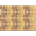 thumbnail image 1 of Ahgly Tapis Rectangulaire Lavable en Machine Intérieur Transitionnel Chrome Or Jaune, 2 Pieds x 4 Pieds, 1 of 7