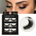 thumbnail image 1 of 3 pairs mink eyelashes natural false lashes wispy 3d mink lashes makeup false eyelashes eyelash extension lashes makeup tools3D-10 He Qiyong unisex, 1 of 1