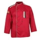 thumbnail image 1 of Chaqueta de chef de restaurante, hotel, uniforme, manga larga, para hombre y mujer, color rojo, talla XXL Rojo XXL, 1 of 9