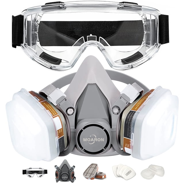 Set de mascarilla respiratoria de media cara reutilizable MOARON