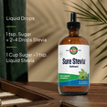 thumbnail image 4 of KAL Sure Stevia Extract Zero Calorie Sweetener, Low Carb, Plant Based Liquid Stevia Drops, Great Taste, Zero Sugar, Low Glycemic & Perfect for a Keto Diet, 60-Day Guarantee, Approx. 1555 Servings, 8oz, 4 of 6