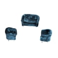 thumbnail image 3 of LeeQinersw 1/25 Dolls House Miniature Furniture Double Single Sofa Chair Armchairs Blue, 3 of 6