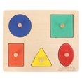 thumbnail image 2 of Knob Puzzle Toy, Geometric Shape Knob Puzzle Safe 5 Color Ergonomic  For Home For Baby, 2 of 8