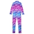 thumbnail image 4 of Alvivi One Piece Printed Gymnastics Leotard for Girls Stage Performance Mermaid Costume Type B 7-8, 4 of 7