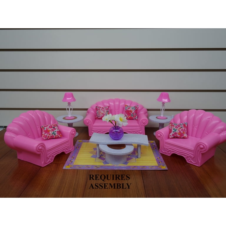 Barbie Dollhouse Furniture Living Room NEW FANCY LIFE DOLL HOUSE