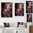 thumbnail image 4 of Designart "Blossom Japanese Hyperdetailed painting" Floral Floater Framed Canvas Print, 4 of 7