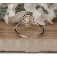 thumbnail image 3 of Bow Jewel 14K White Gold Plated Diamond Engagement Ring - 1.97 Ct VVS1/D Pear Cut Diamond Women's Rings - Bridal Set Wedding Rings - Beautiful Ring with Matching Band - Wedding Proposal Ring, 3 of 8