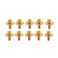 thumbnail image 3 of Pack de 10 Cosses de Tambour Vis Métal Instrument de Musique de Percussion Portable Matériel Remplaçable Portable Réparation Pièces de Rechange Or WC24, 3 of 8