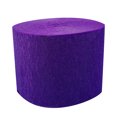 thumbnail image 1 of 2PCS Crepe Paper Streamers – Wrinkled Paper Roll for Wedding, Birthday Party Decorations, Colorful Tissue Garland & Background Setup (Dark Purple), 1 of 36