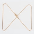 thumbnail image 2 of 1 unidad de collar de cadena de serpiente de acero inoxidable 304, estilo minimalista, con cierre de pinza de langosta., 2 of 2