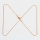 thumbnail image 2 of 1 unidad de collar de cadena de serpiente de acero inoxidable 304, estilo minimalista, con cierre de pinza de langosta., 2 of 2