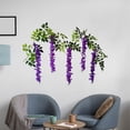 thumbnail image 4 of Artificial Flower Vine, Simulated Rose Vine, 180cm, Hanging Décor, Wall Decor, Ceiling Decoration, Faux Flowers, D, 4 of 5