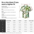 thumbnail image 3 of Flower Wallpaper Men's 3d Print Casual Button Down Shirts, Novelty Hawaiian Short Sleeves M, 3 of 8