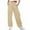 Khaki, variant on Plus Size Wide Leg Pants Women's High Waisted Work Trousers Long Straight Pants Women's Sports Pants Women's Straight Pants Long Pants Sweatpants Black XL