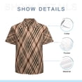 thumbnail image 7 of High Quality Hawaiian Shirts for Men Short Sleeve Aloha Beach Shirt Floral Summer Casual Button Down Shirts Blouses UB3EUF, 7 of 7