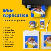 Printers Jack Sublimation Paper A4 125 GSM 100 Sheets 8.3 x 11.7 Compatible with Epson, Ricoh, and Sawgrass Inkjet Printers, 1 Layer
