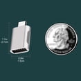 thumbnail image 4 of Sidaley Adaptador tipo C a USB 3.0 a Convertidor de alta eficiencia multifuncional resistente al desgaste para teléfono PC Gris Teléfono y Comunicación Plata, 4 of 6