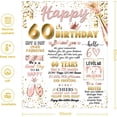thumbnail image 5 of 50th Birthday Gifts for Women, Gifts for 50th Birthday for Women, 50 Year Old Gifts for Women, Happy 50th Birthday Decorations, 1973 Birthday Gifts for Women Turning 50 and Fabulous Blanket 50" X 60", 5 of 5