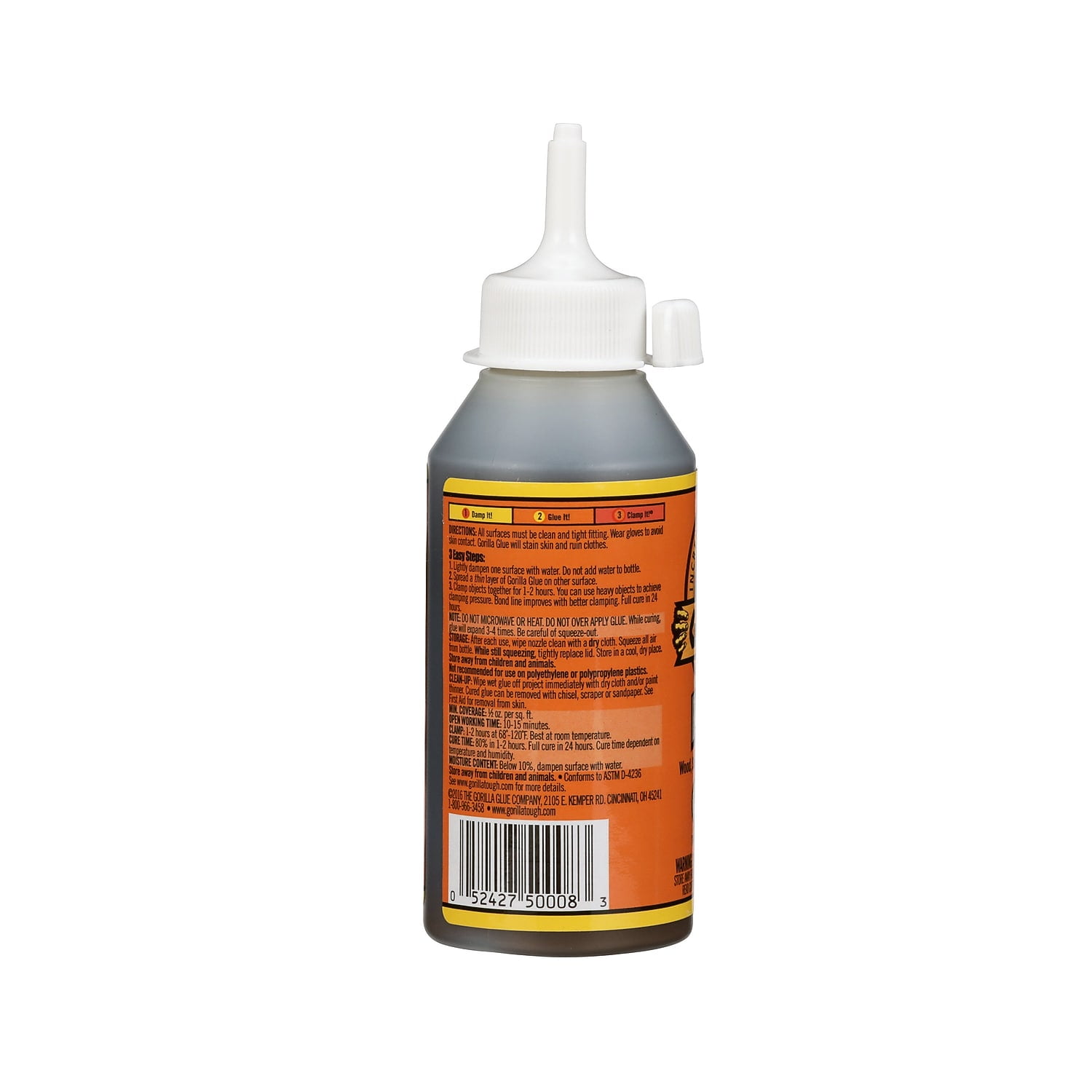 Gorrila Glue 5000806 Original Formula Glue, 8 Oz, Dries Light Brown