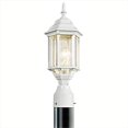 thumbnail image 1 of Kichler Builder 49256WH Chesapeake 1 Light Outdoor Post Lantern in White, 1 of 1