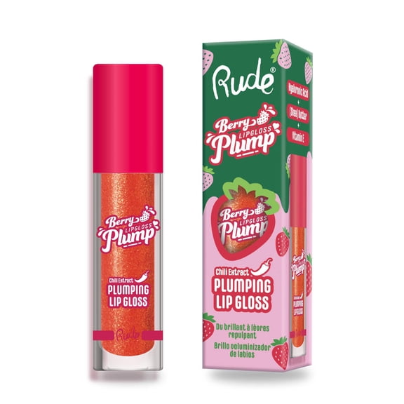 RUDE COSMETICS Berry Plump Plumping Lip Gloss