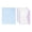 Blue, variant on Clear Plastic Insert Pocket Folders Refillable Pages Durability Binders For School Organization