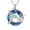 A, variant on Hummingbird Urn Necklace for Ashes Stainless Steel with Crystal Cremation Jewelry Keepsake Memorial Jewelry for Women