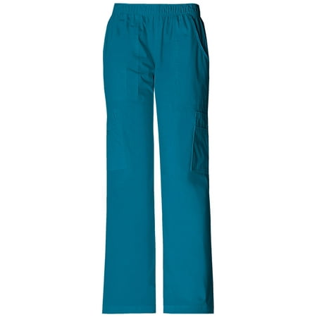 

Cherokee Workwear Core Stretch Women s Scrubs Pant Mid Rise Pull-On Cargo 4005