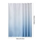thumbnail image 3 of Cortina de ducha degradada | 90x180cm Poliéster | Dobladillo lastrado, impermeables y ganchos a prueba de óxido | Secado rápido, azul cielo/menta/oscuro/azul claro | Decoración elegante del baño, 3 of 8