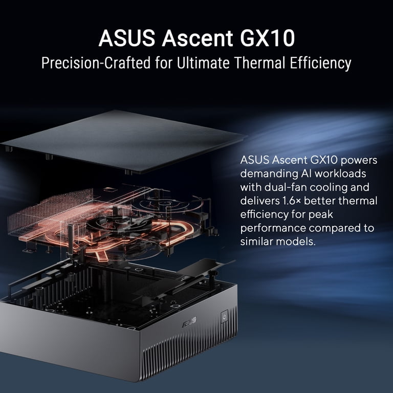 ASUS Ascent GX10 Personal AI Supercomputer with NVIDIA GB10 Grace