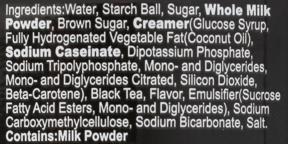 Rico Bubble Milk Tea Drink Brown Sugar Flavor, 12.3 oz Can