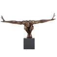 thumbnail image 2 of Deco 79 Figurine en Poly-Pierre 20 par 11 Pouces, 2 of 5