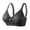 Black, variant on Darzheoy Bras for Women No Underwire Women's Plus Size BraCasual Sexy Lace Front Button Shaping Cup Shoulder Strap Underwire Bra Plus Size Extra-Elastic Wirefree Womens Bra 40/90CD