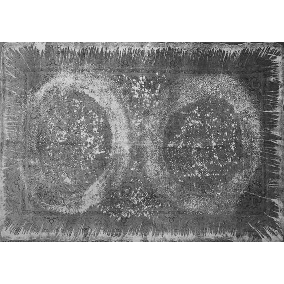 Ahgly Company Indoor Rectangle Persian Gray Bohemian Area Rugs, 8' x 10'