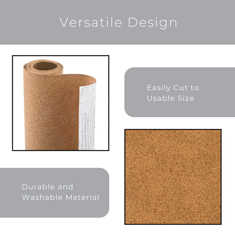 Smart Design | Cork Adhesive Shelf Liner