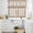 Orange Beige, variant on Fall Vintage Maple Leaves Kitchen Curtains Sets for Windows 36 Inch Length, Retro Art Watercolor Rustic Rod Pocket Window Treatments Tier Curtains and Valances Set for Bedroom/Bathroom