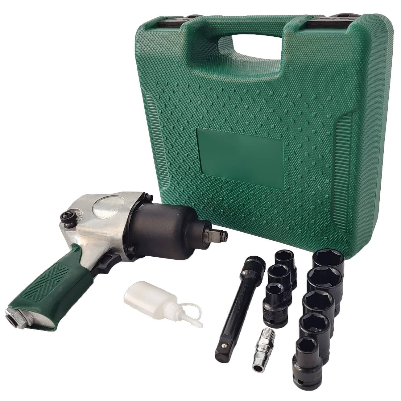 TOPAZ 1/2'' Drive Air Impact Wrench 470 ftlbs Powerful Torque Output Air Impact Gun 7500rpm