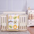 thumbnail image 3 of Dream On Me Animal Kingdom 4-Piece Reversible Full-Size Crib Bedding Set, 3 of 7